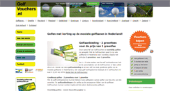 Desktop Screenshot of golfvouchers.nl