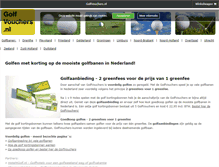 Tablet Screenshot of golfvouchers.nl